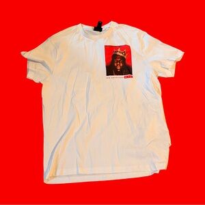 H&M White Tee with Iconic Red Graphic